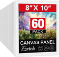ESRICH 8x10 Canvas for Painting, 60 Pack Canvas Boards for Painting, Blank by ESRICH