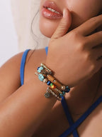 MINACHI Summer Boho Retro Style Multilayer Wrap Irregular Beads - Image 3