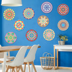 Vercraft 22 Pcs Wooden Mandala Painting Set 10 Mandala Unfinished Wood Cutouts - Image 6