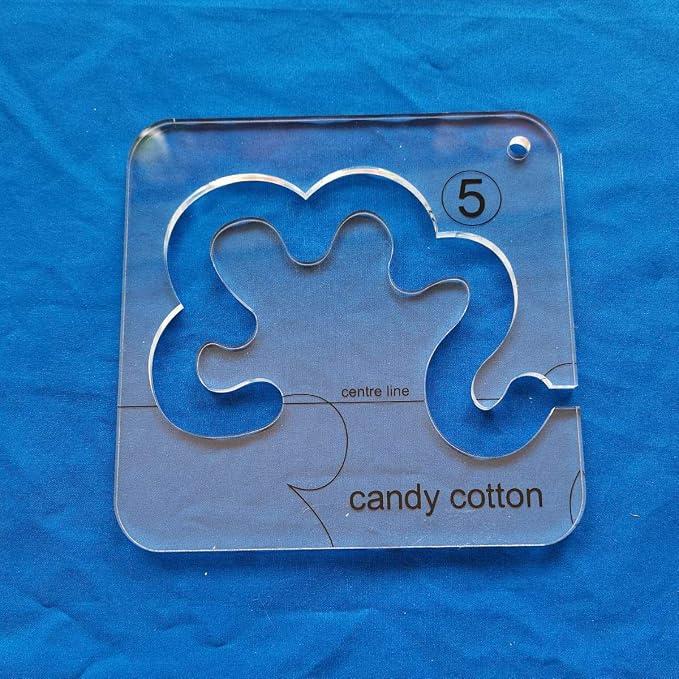 HONEYSEW Free Motion Quilting Template Series 5 by HONEYSEW
