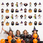 gisgfim 80Pcs Halloween Cutouts Boo Ghost Decorations Bulletin Board Halloween - Image 6