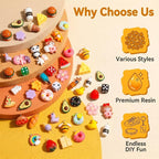 KJML DIY Cute Keychain Charms Bulk 30pcs Pendant Bracelet Charms - Image 3