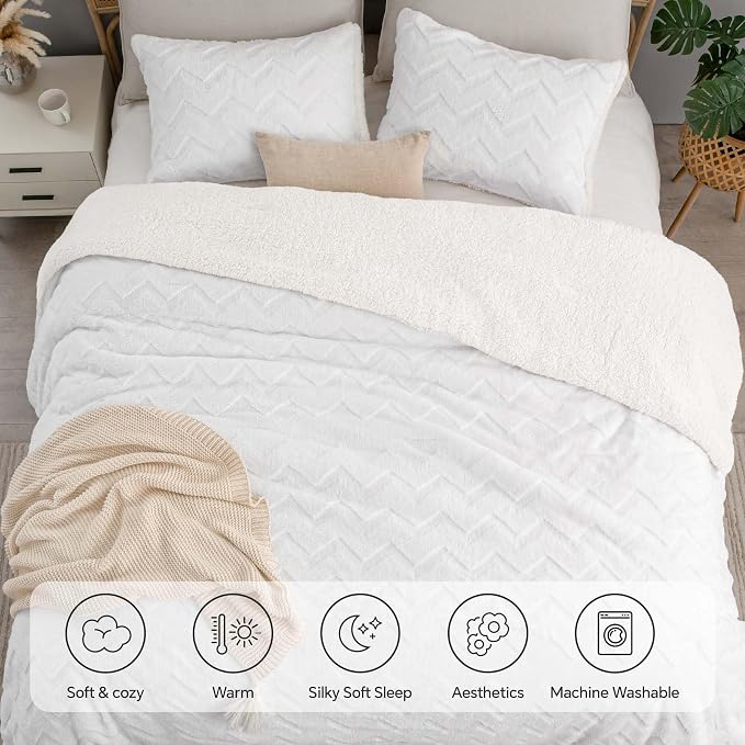 BEDELITE Fluffy King Size Comforter Set - Image 6