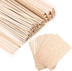 150 Pieces Balsa Wood Sticks Hardwood Square Wooden Craft Dowel Rods Unfinished by peonyman