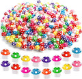 DIYDEC 100pcs Mini Resin Mushroom 8 Colors Small Mushrooms Figures Tiny Resin by DIYDEC