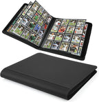 16 Pocket Ringless Side Loading Trading Card Binder, 1024 Cards PU Fixed Page - Image 8