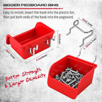 Ultimate 121-Piece Pegboard Hooks Set, Pegboard Accessories - Image 5