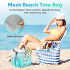 EUDELE Mesh Shower Caddy Portable, 8-Pocket Large Capacity, Quick Dry, Easy - Image 5