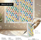 ADD.HERES Window Privacy Film, Stained Glass Decorative Static Cling, Removable - Image 4