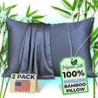 Pillow Cases - 100% Viscose Derived from Bamboo - Cooling Pillowcase - King Size by VeganSilk