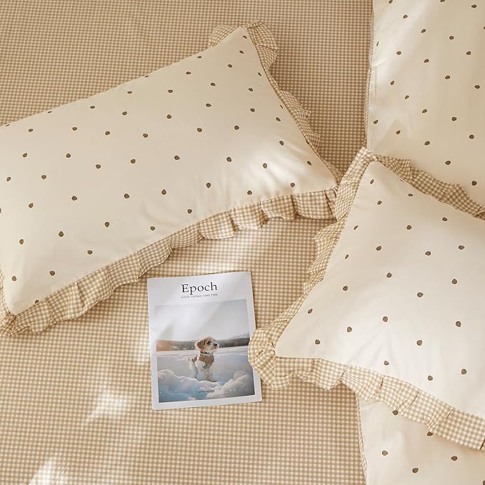 mixinni Floral Duvet Cover Set Twin XL Size – 100% Cotton 3-Piece Bedding Set - Image 6
