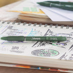 Sharpie S-Gel, Gel Pens, Medium Point, Forest Green Barrel - Image 5