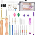 Pllieay 36PCS Punch Needle Kit for DIY Embroidery by Pllieay
