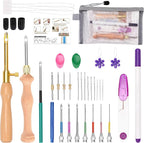 Pllieay 36PCS Punch Needle Kit for DIY Embroidery by Pllieay