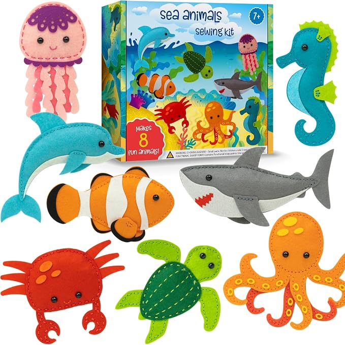 Craftorama Sewing Kit for Kids, Fun and Educational Fairytale Craft Set for by Craftorama