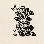 TIAMECH A4 Reusable Rose Flower Stencil - Image 4