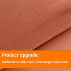 TAIMIT Burnt Orange King Comforter Set - Image 3