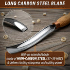 BeaverCraft Wood Carving Gouge 7L/22 Spoon Carving Tools, Chisels - Image 4