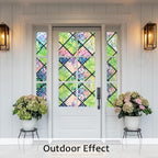 Window Privacy Film, Static Cling Stained Glass Window Film Decorative - Image 7