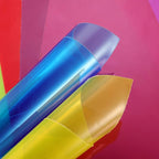 AOUXSEEM Jelly Transparent Leather Vinyl Sheets, Candy Solid Colors Waterproof - Image 2