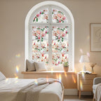 NINETREX Window Privacy Film, Stained Glass Floral Window Clings, Static Cling - Image 4