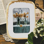 4x6 Picture Frame, Ornate Photo Frame White & Gold, Hand-Crafted Resin Table - Image 4