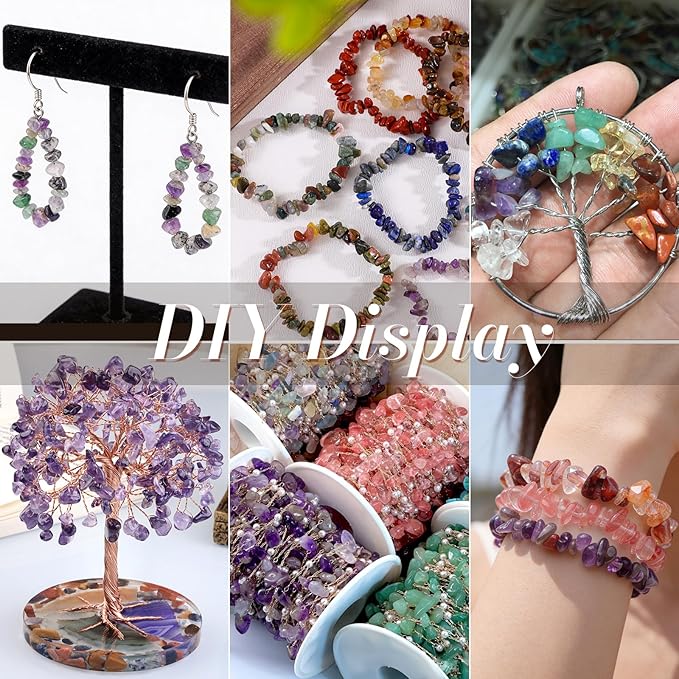 200 Pcs Green Rutilated Quartz Chip Beads - Image 3