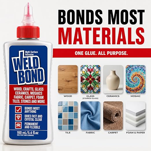 Weldbond Multi-Surface Strong Glue – Fast Drying Glue - Image 3