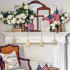 COCHIE DIY 3D 4th of July Stars Wood Crafts to Paint, Paintable Unfinished - Image 4