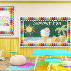 FYSUIMU 65.6 Ft Summer Bulletin Board Borders Ice Cream Border Classroom - Image 6