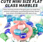 1 LB Flat Glass Beads, Mini Flat Round Pebbles - Image 5