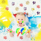 Outus 48 Pcs EVA Sponge Stamps for Painting Foam Stamper Double-Side Sponge - Image 4