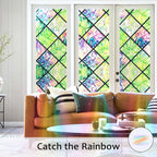 Window Privacy Film, Static Cling Stained Glass Window Film Decorative - Image 2