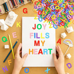 656 Pcs Foam Letter Stickers, Self-Adhesive EVA Alphabet Stickers Small 1 Inch - Image 6