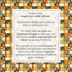 100% Cotton Fabric by the Yard – Turkish Quality Quilting & Sewing Fabric - Image 4