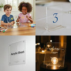 10 Pack 10"x10"x0.04" Thick Acrylic Sheets Transparent Plexiglass Panels - Image 4