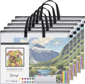 YOPCDJ 30x25 inches Extra-Large Art Portfolio Bag, Portfolio Folder by YOPCDJ
