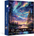 Starry Aurora Lake Puzzles for Adults 1000 Pieces, ImpossibleHard Challenging - Image 3