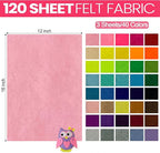 Reginary 120 Pcs 12 x 16 Inch Felt Sheets Bulk - Image 4