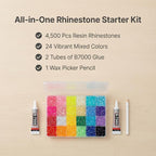 4500PCS 5MM 24 Colors Rhinestones - Image 2