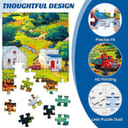 500 Pieces Puzzle for Adults, Country Farm Life Puzzle, Recycled Cardboard - Image 3