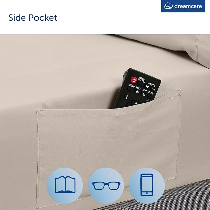 DREAMCARE King Size Sheets Set - Image 5