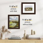Vittanly 8x10 Picture Frames Set of 2, Ornate Vintage Photo Frame - Image 3
