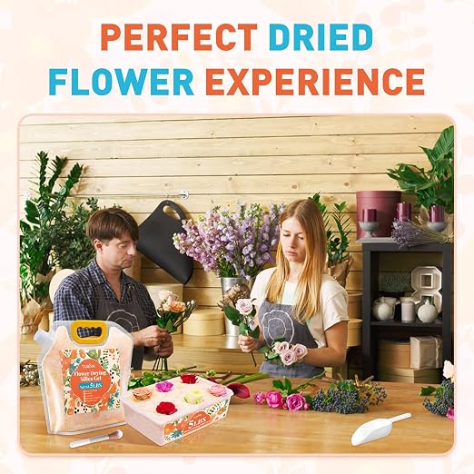TUXIYA 10LBS Silica Gel Flower Drying, Reusable Flower Drying Silica Gel - Image 8