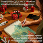 Fuxi 8x10 Sketchbook for Acrylic Paint, 246 lb/ 400gsm Thick Paper for Painting - Image 7