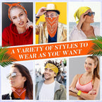 100 Pack Bandanas Unisex Paisley Bandanas Bulk Multi Purpose Cowboy Head Wrap - Image 3