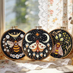 Hand Embroidery Starter Kits for Beginners Adults, Counted Stamped Cross Stitch - Image 2