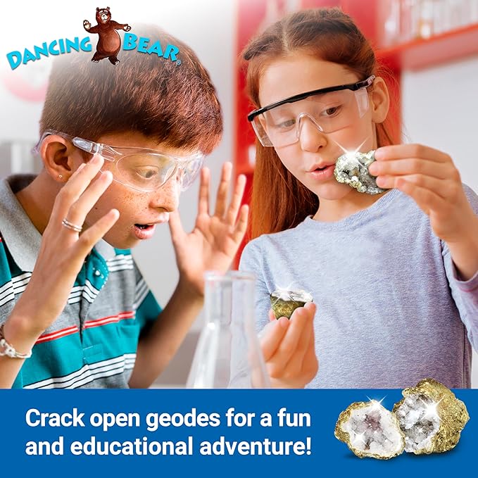DANCING BEAR 25 Break Your Own Geodes, 90% Hollow, Crack Open & Discover - Image 3