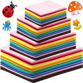 Newwiee 320 Pcs Felt Sheets Craft Kit 4"x 4" + 6"x 6"+ 8"x 12"+ 12"x 12" Sizes by Newwiee
