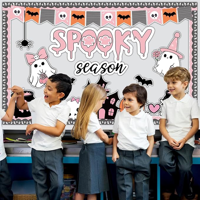 Halloween Ghost & Pumpkin Paper Cutouts - Image 6